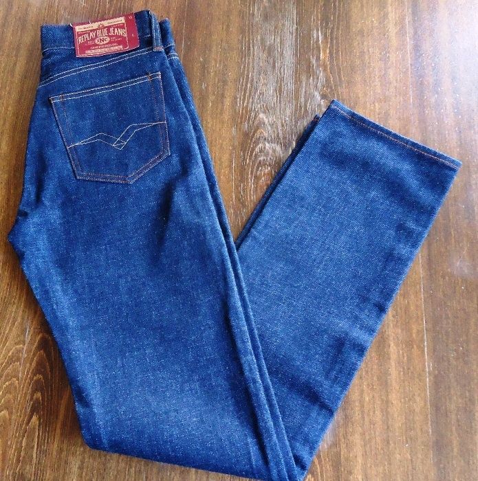 Replay Blue Jeans size W28 L32 Regular Women's Jeans Made in Italy