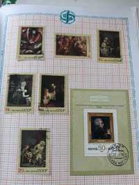 На картини от Ермитаж - Пощенски марки