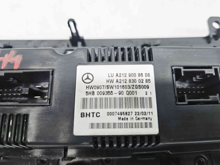 Panou comanda clima Mercedes Clasa E (W212) AMG [Fabr 2009-2016] A212
