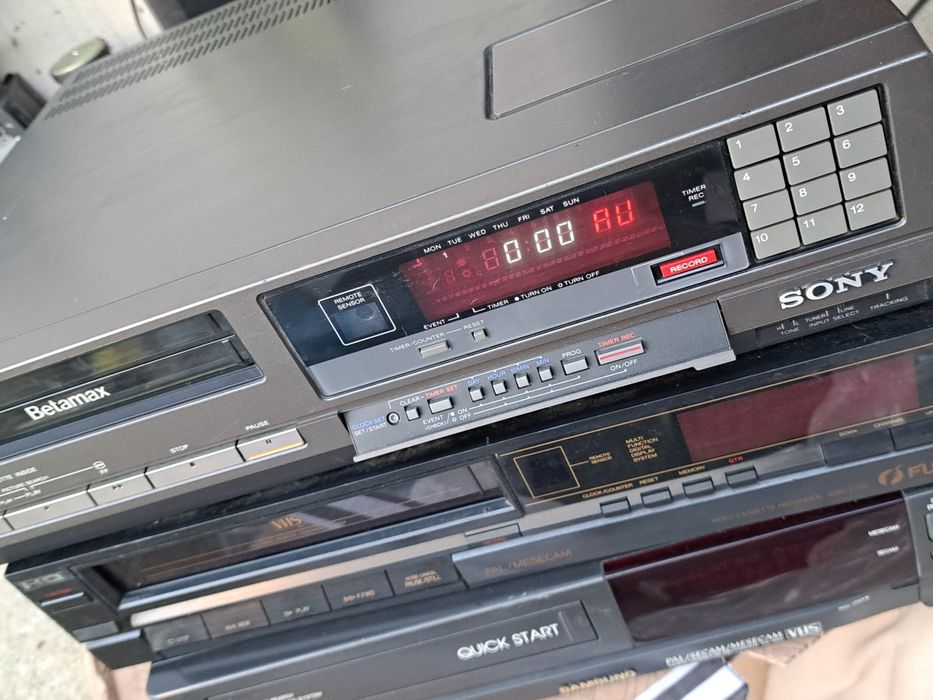Betamax vhs  functional.