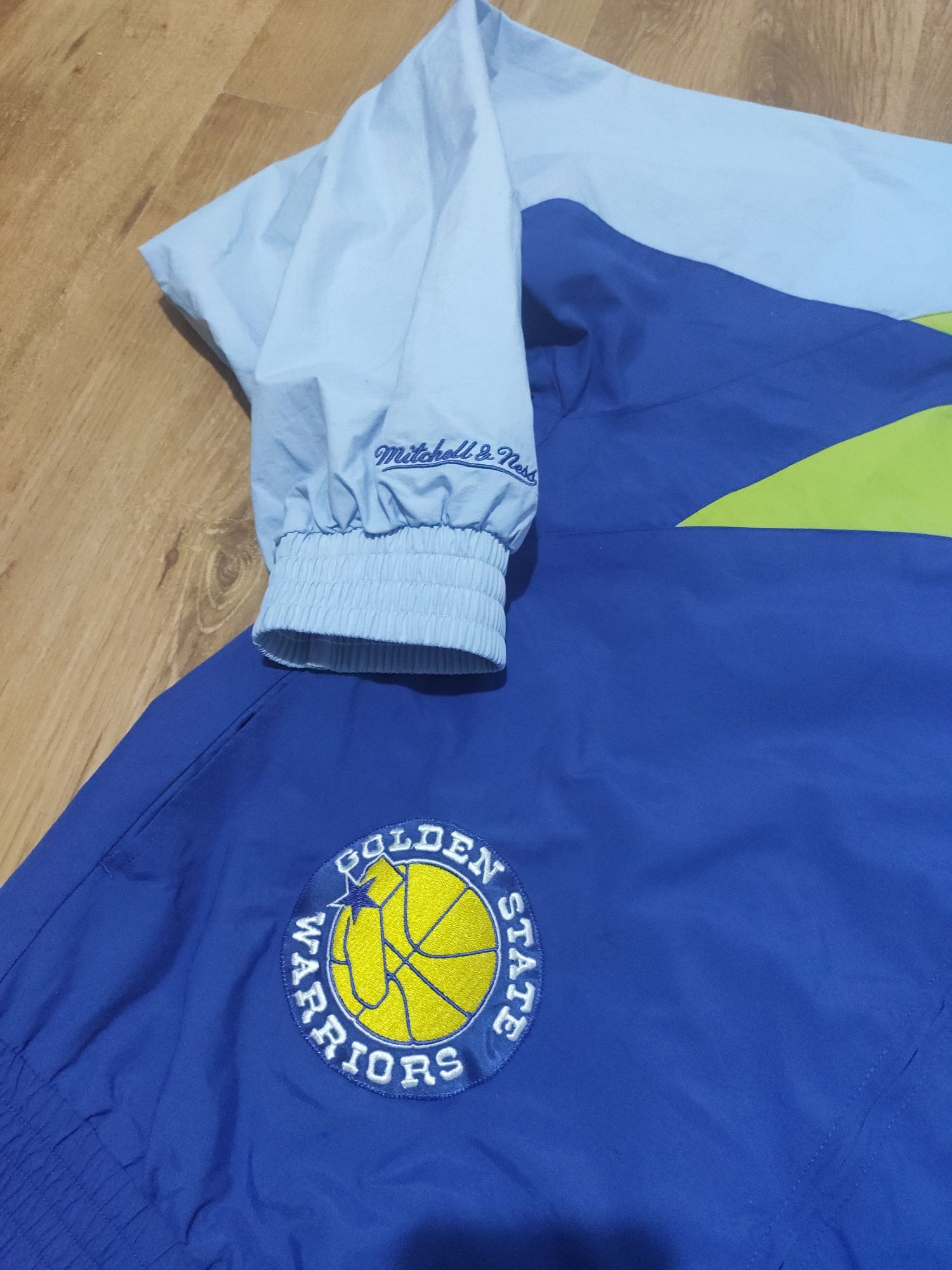 Jachetă NBA Mitchell & Ness Golden State Warriors marimea L/XL