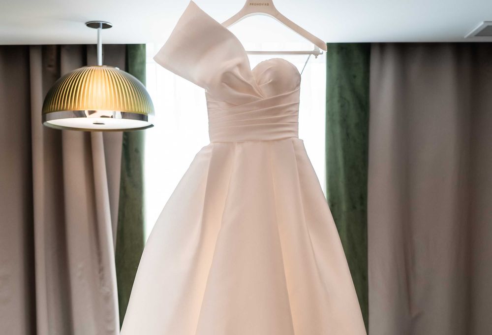 Rochie mireasa Pronovias, Sedna, XS, mikado, curățată profesional