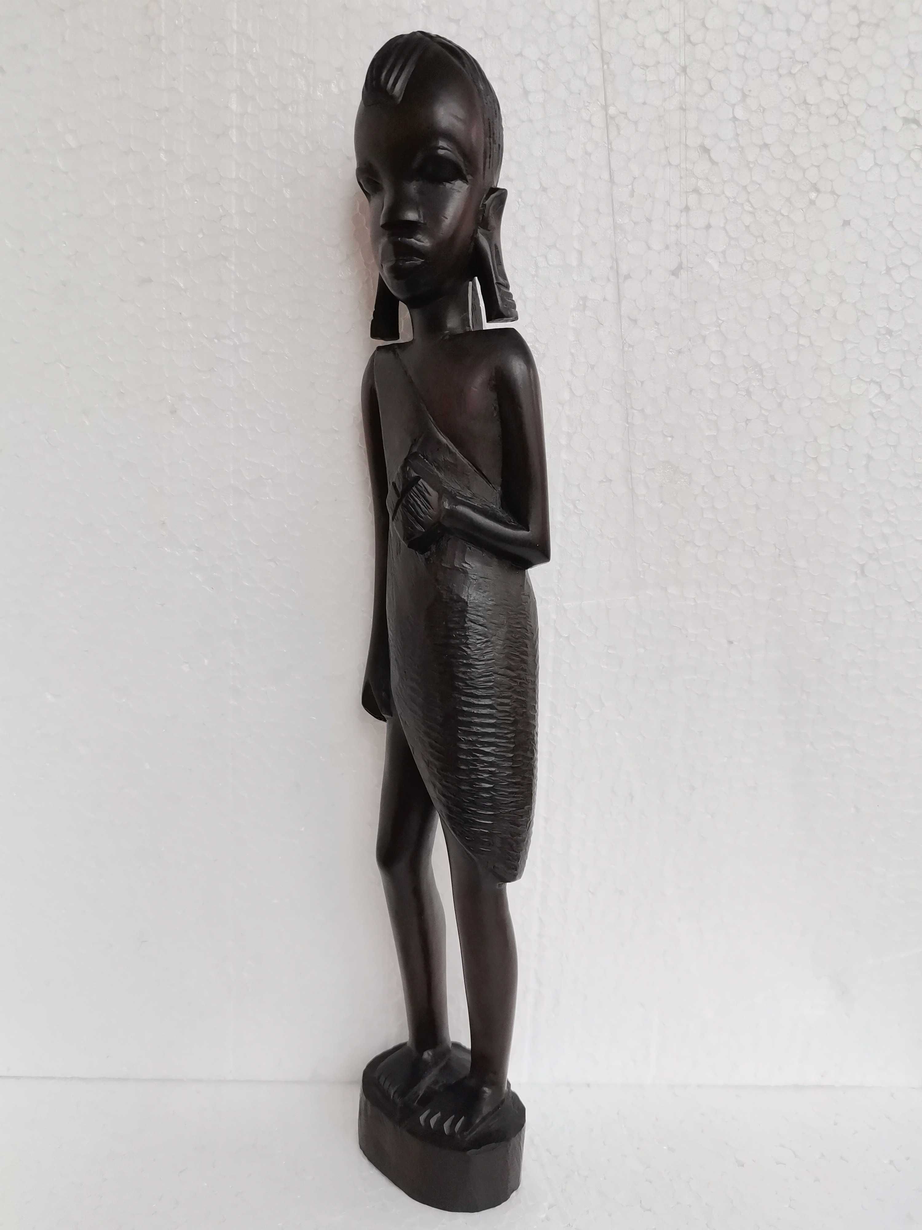 statueta unicat sculptura masai Africa lemn abanos antichitati veche