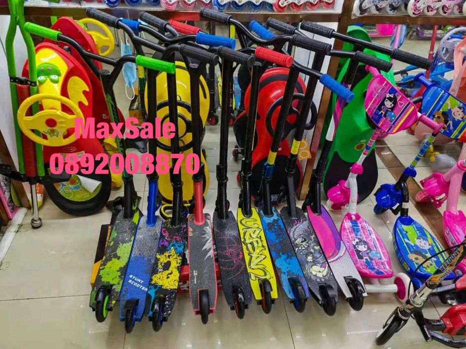 Тротинетка Freestyle фрийстайл Pro Scooter скачане стънт трикове