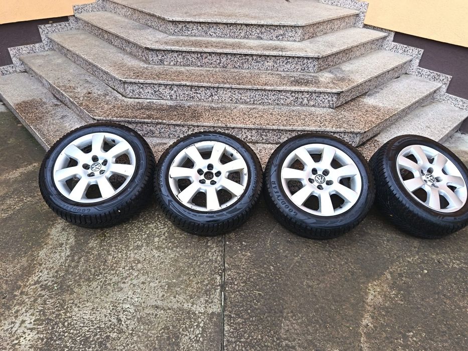 Genti + Cauciucuri Iarna Good Year VW Golf