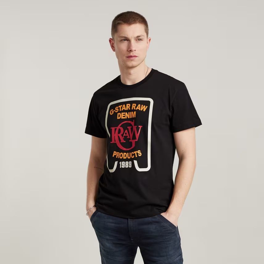 Оригинална тениска G-Star Raw Multicolor M , L , XL нова мъжка черна