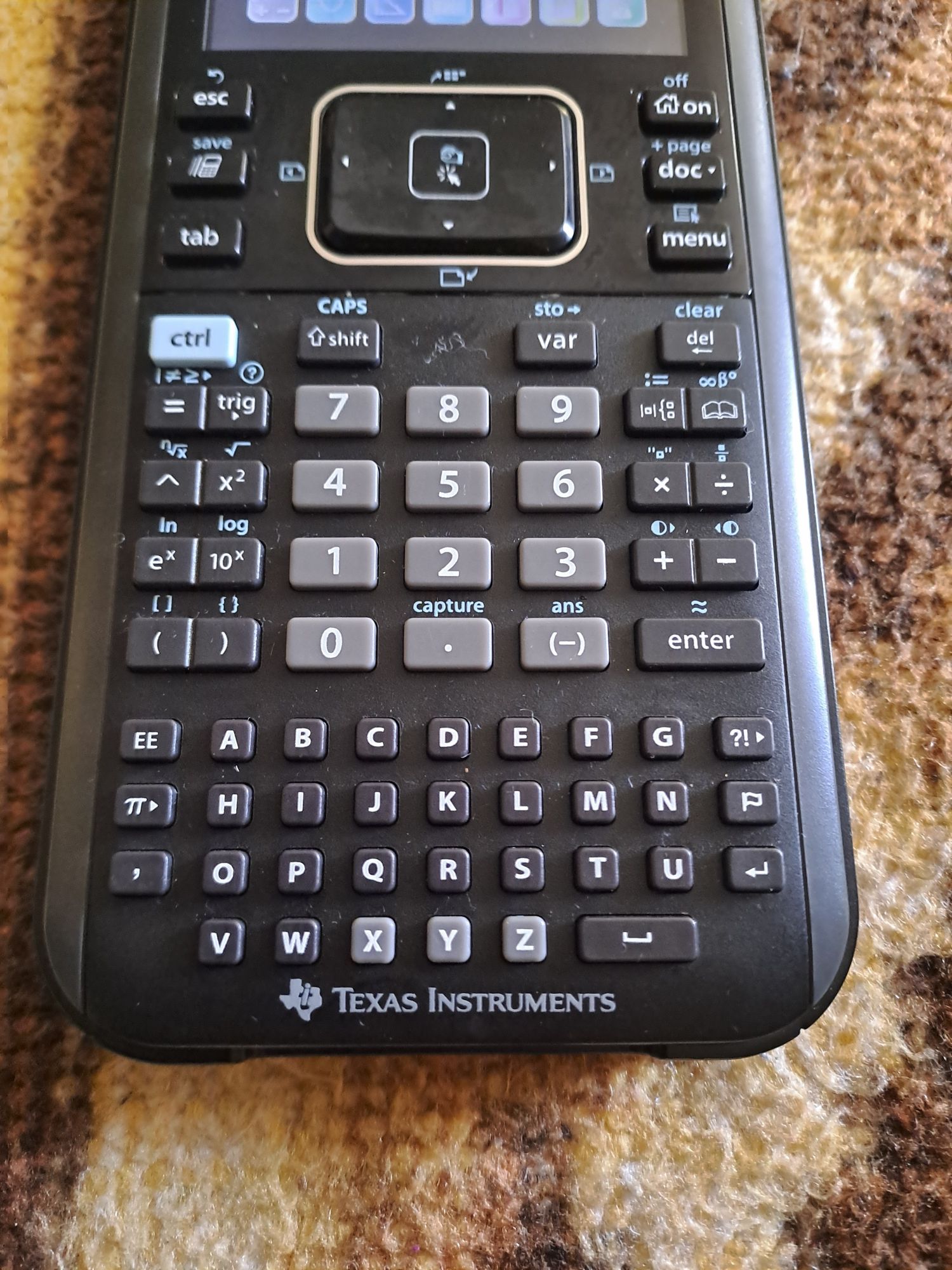 Vand TI-nspire cx