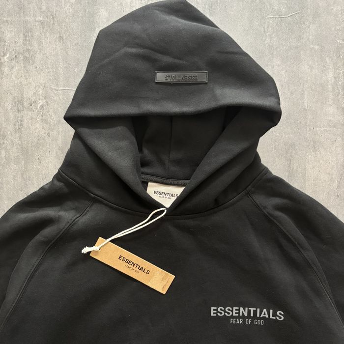 Essentials Black & Beige Hoodie - НОВИ