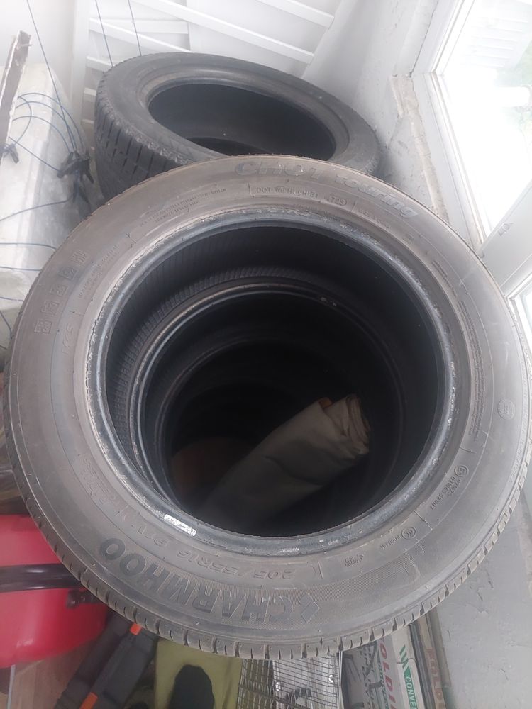 Продам летние и зимние шины размер205,55 R16