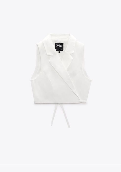Новый топ жилет Zara на завязках
