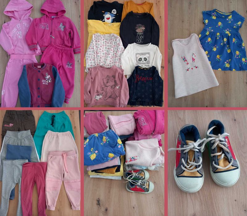 Маркови бебешки дрешки за момиченце 18-24м. + кецове Nike