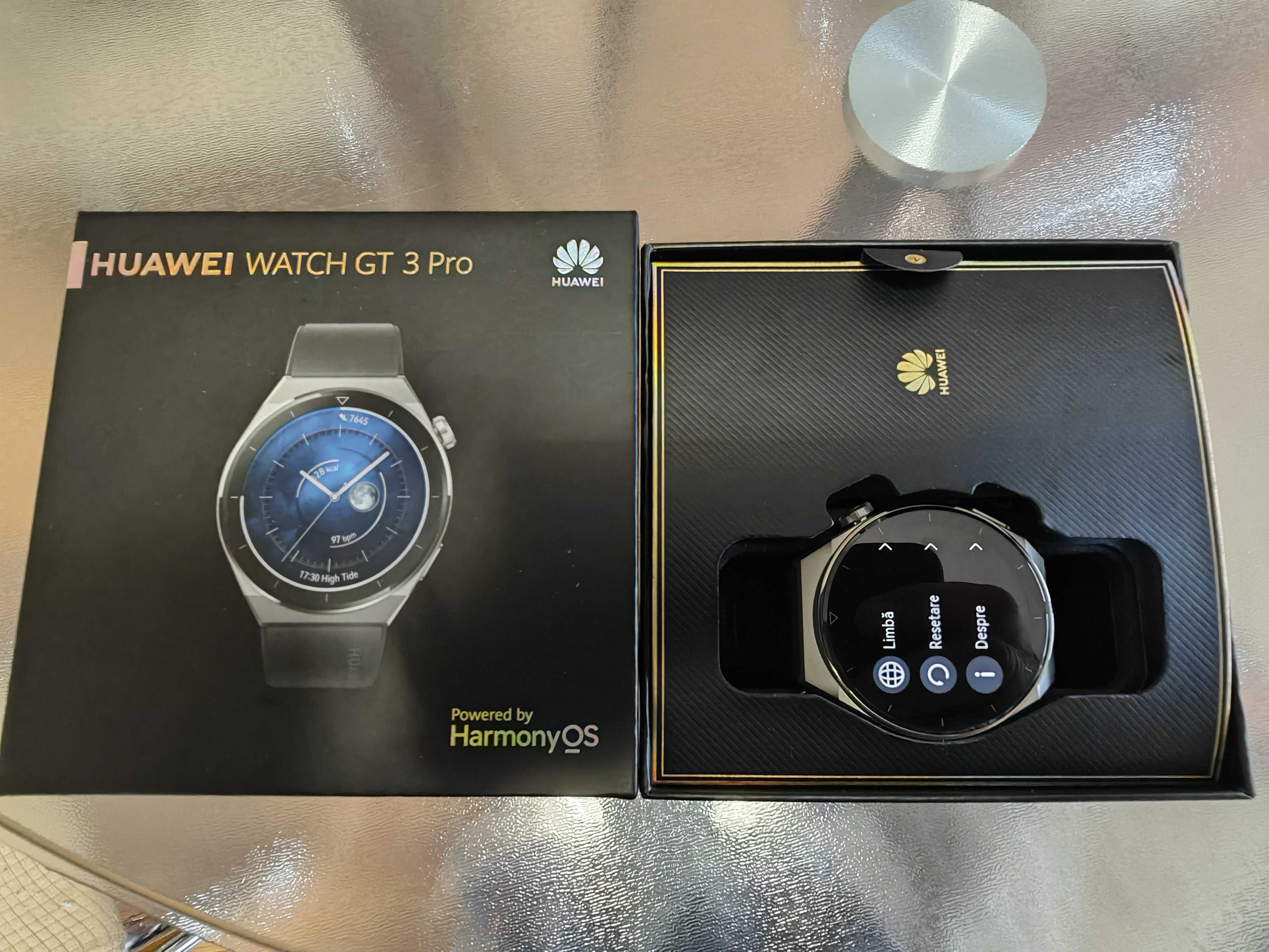 Huawei Watch Gt3 pro titanium. Nou, cutie, garantie