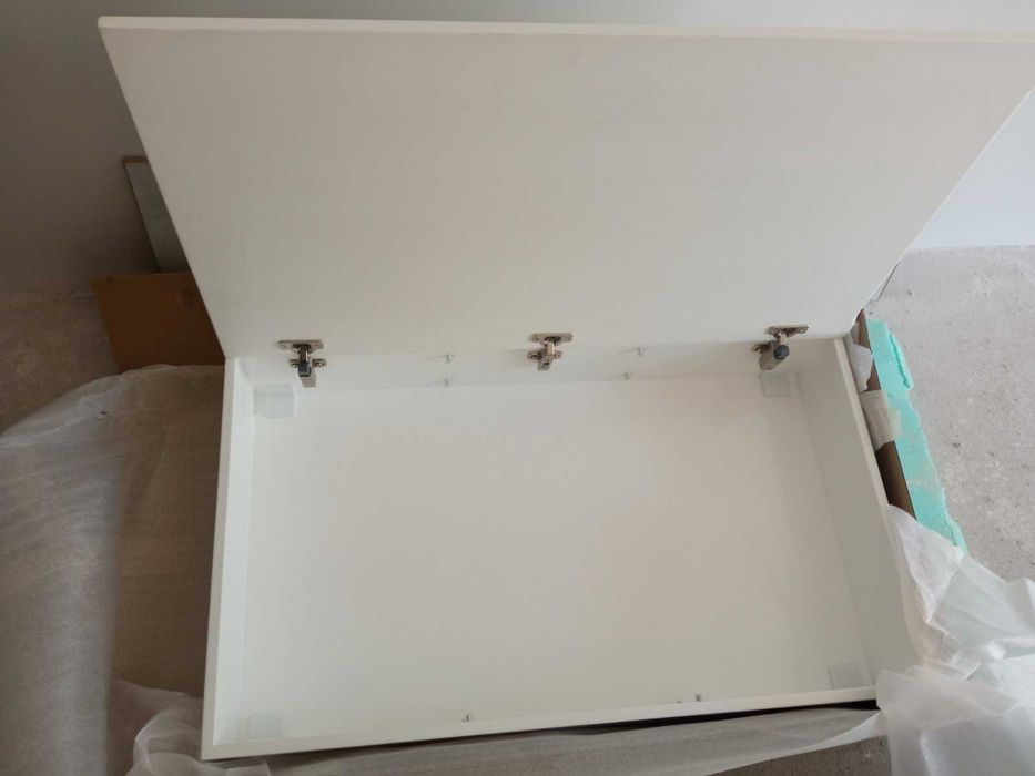 Горен шкаф за баня PVC без огледало 90x53x16.5см