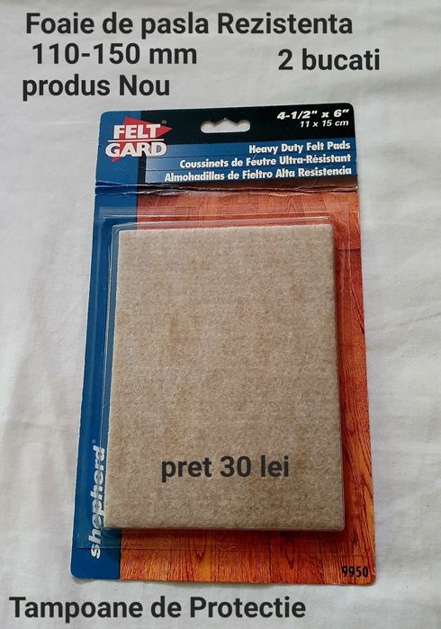Foaie din pasla rezistenta
