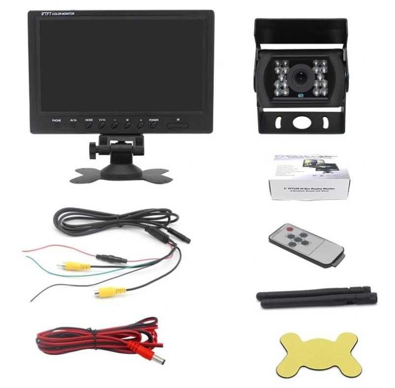 Kit marsarier wireless cu camera si display 9 inch Camion, Autocare