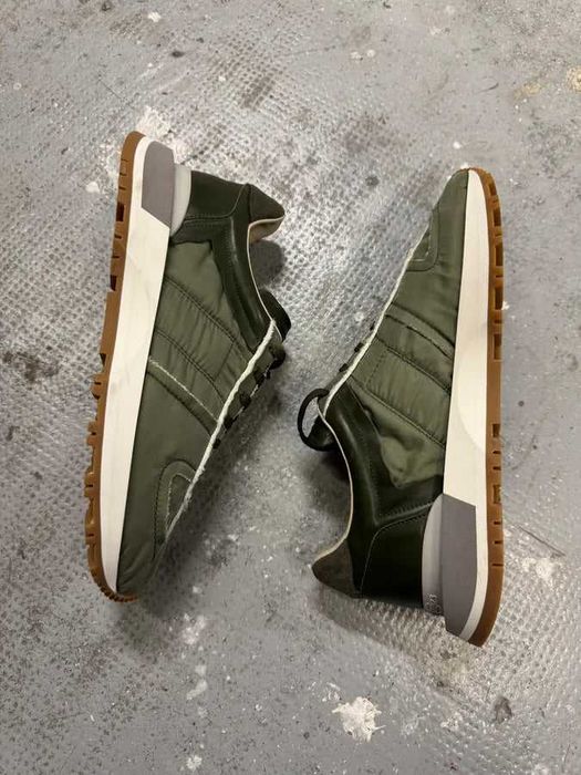 Нови мъжки обувки - Maison Margiela, Khaki Patchwork Sneaker, 44 номер