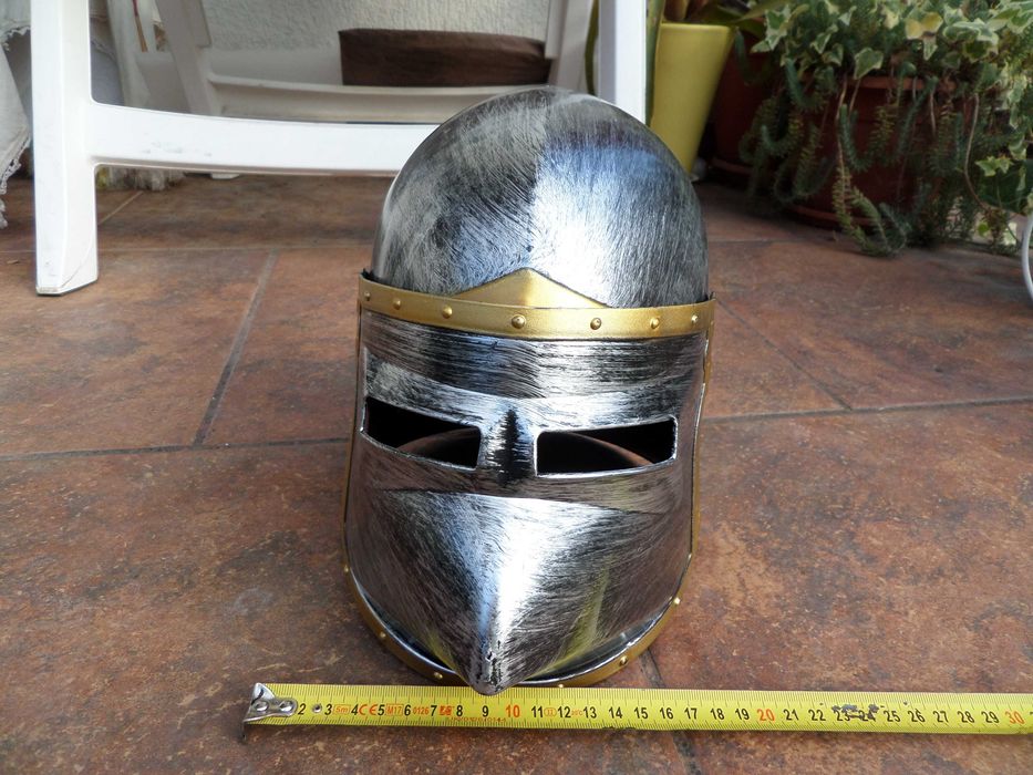 Coif de turnir, armura medievala cavaler marime naturala