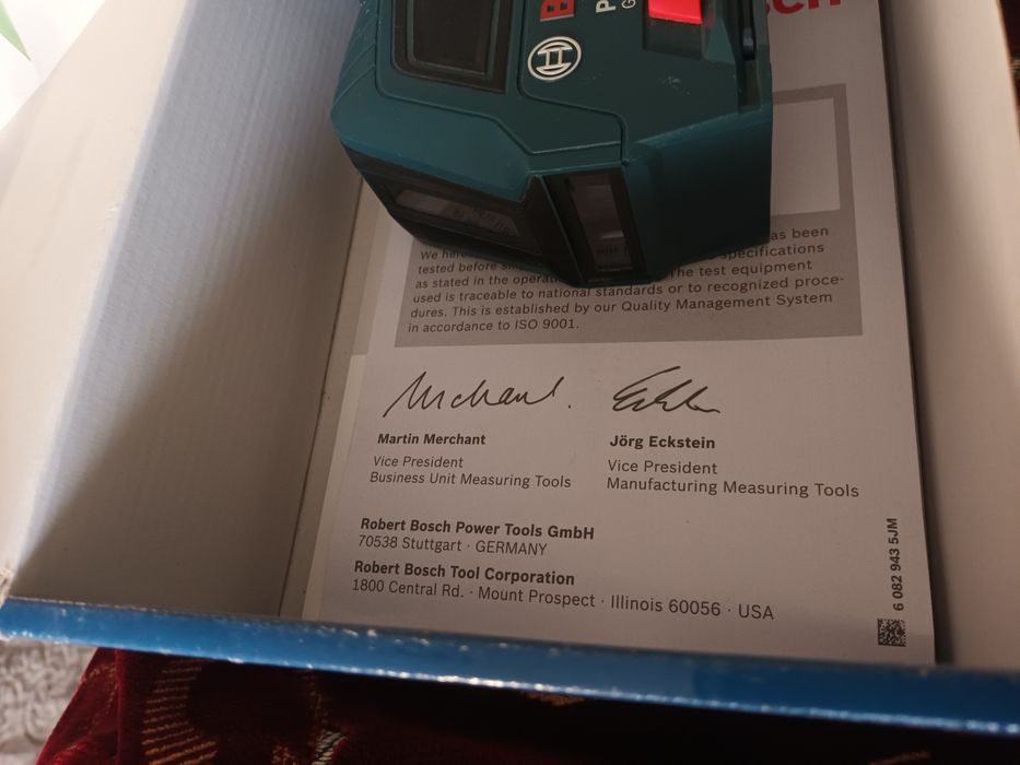 Vand laser bosch profesional