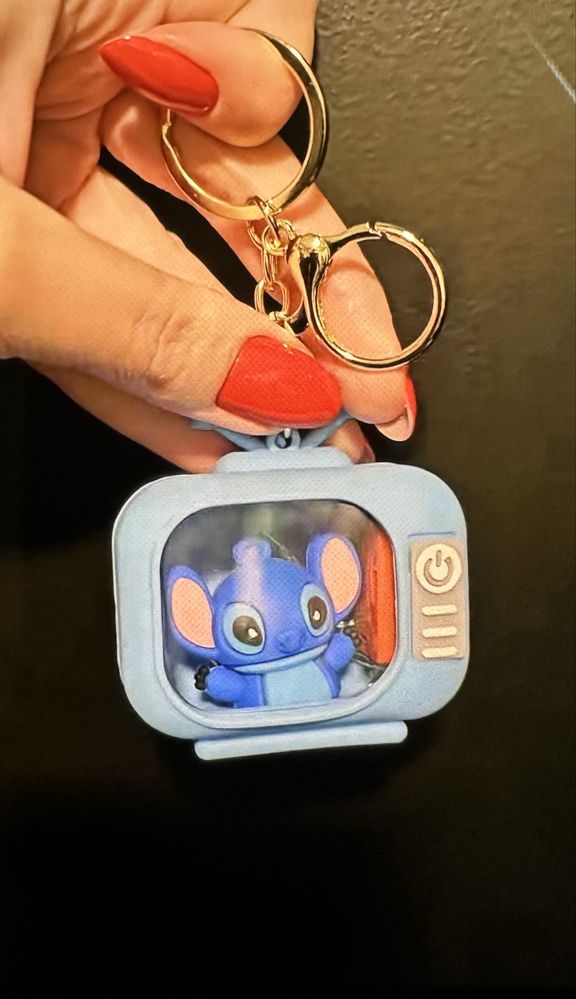 Светещ Led ключодържател Стич, Лило и Стич, Lilo Stitch