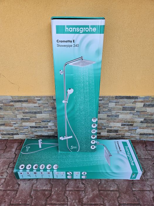 Hansgrohe Crometta E Showerpipe 240