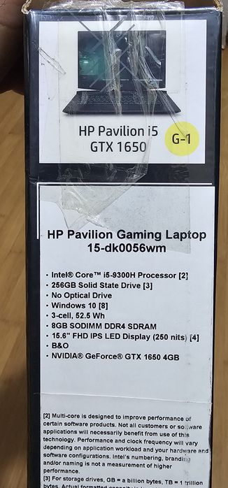 Продам HP Pavilion Gaming Core i5