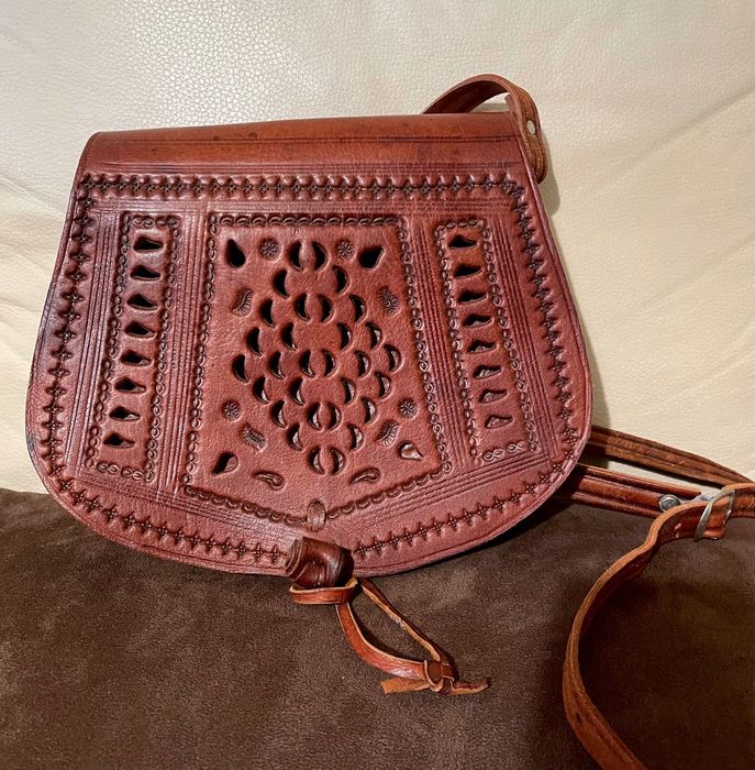 Чанта от камилска кожа