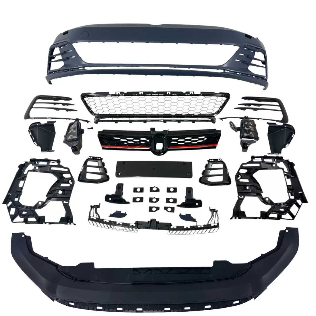 Pachet Golf 7 GTI facelift look pentru nfl bara fata spate praguri