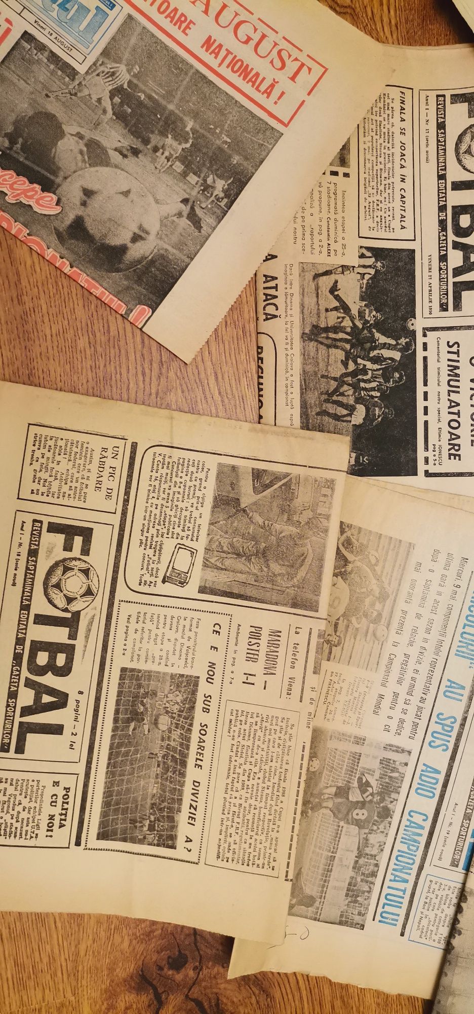 Ziarul FOTBAL-anul 1990