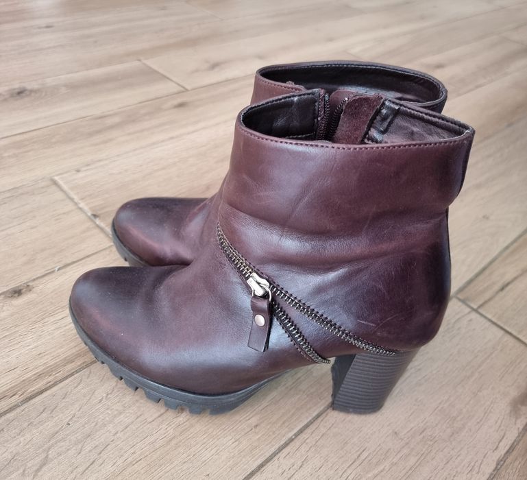 Botine de piele veritabila, 38