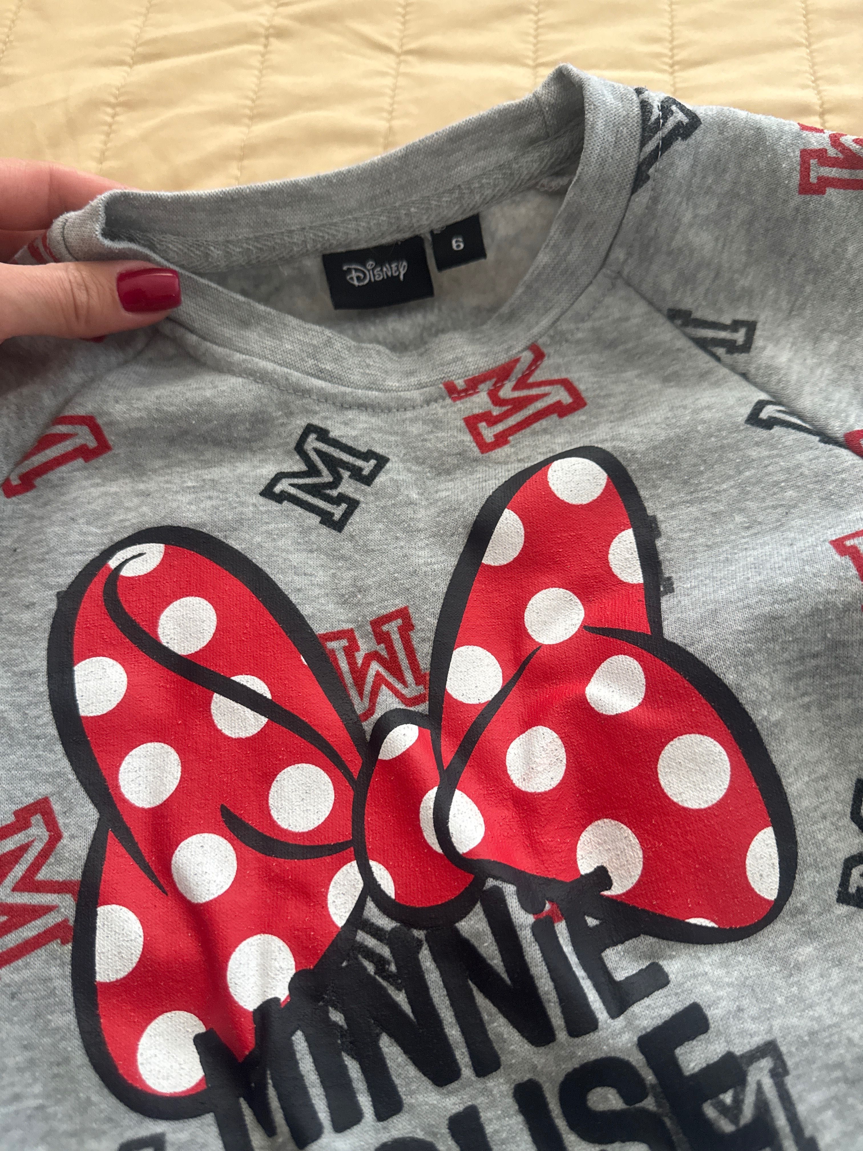 Детски топъл комплект за момиче , Minnie mouse , Disney ,6 години