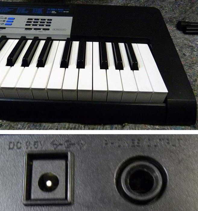 синтезатор клавир CASIO CTK-1550 пиано с 5 октави и плътни клавиши