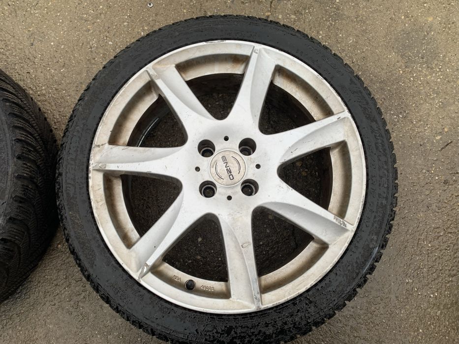 Jante ENZO R17 PDC 4x100 cu anvelope iarna 205.45.17