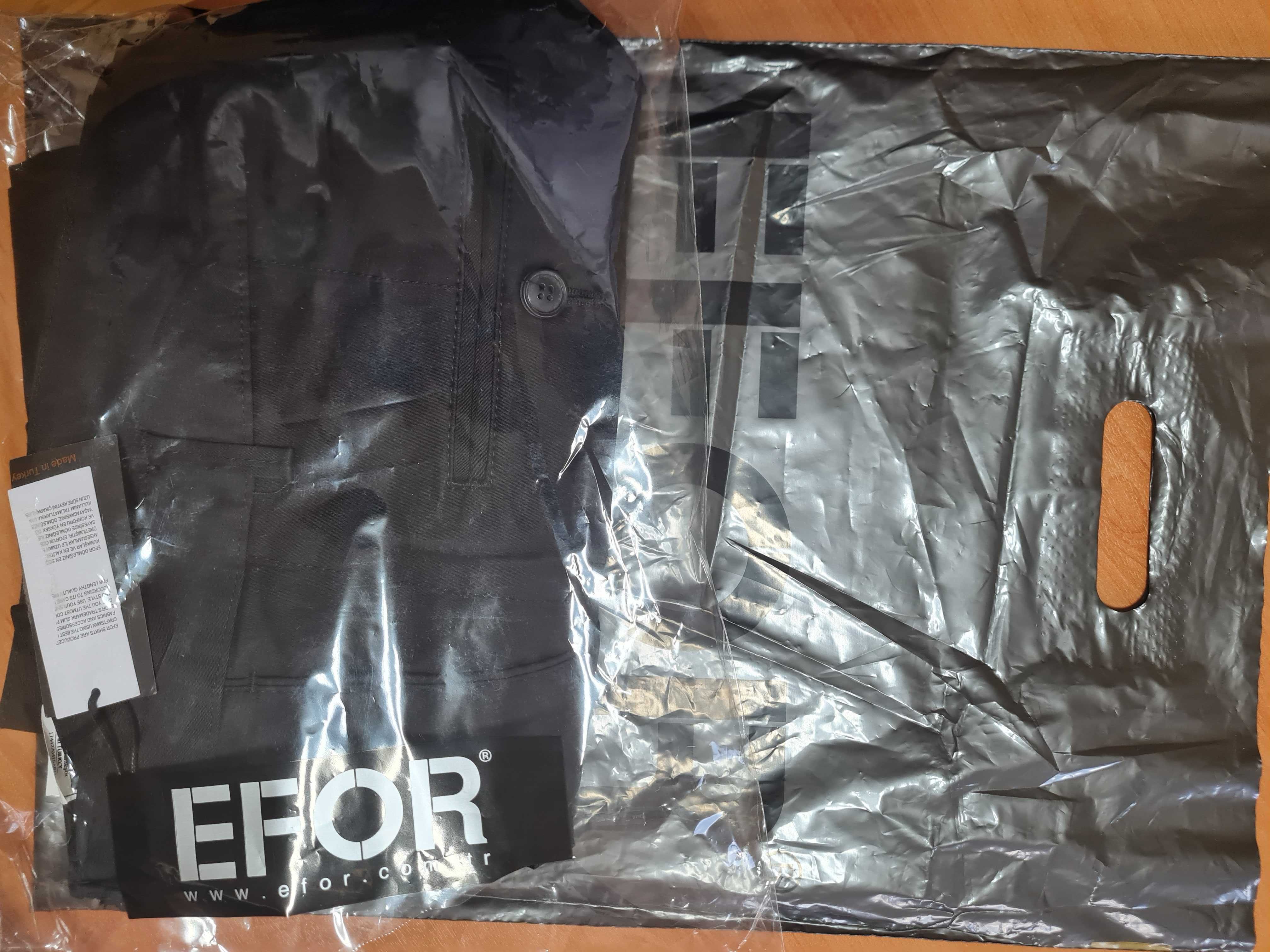 Черен панталон втален силует EFOR - размер 32