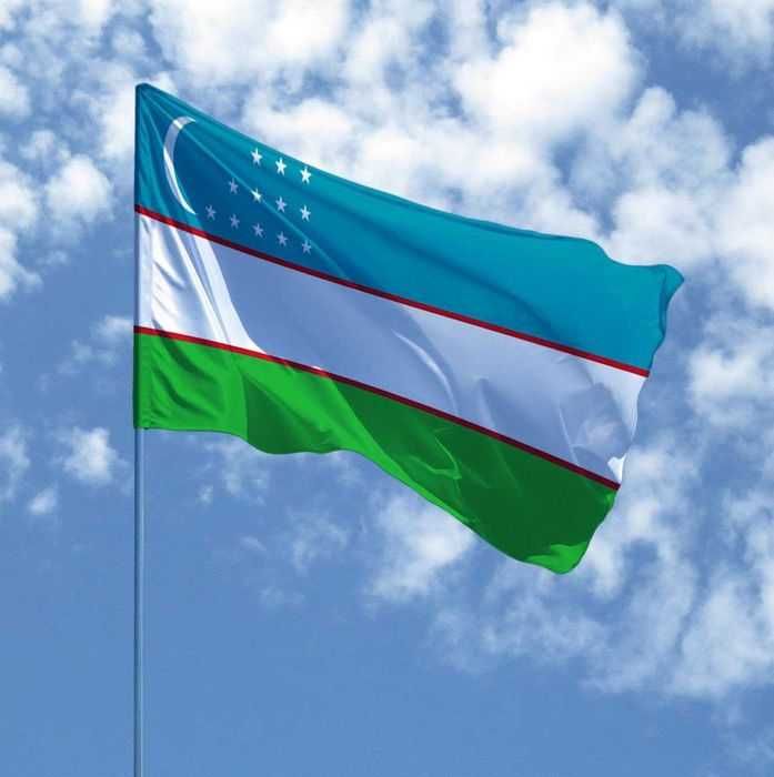BAYROQ БАЙРОК, O'zbekiston bayrogi ФЛАГ Узбекистана FLAG of Uzbekistan