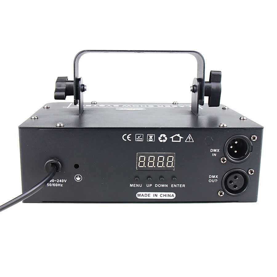 Laser 800mw(0.8W) 2in1, DMX 512 RGB Efecte Lumini DJ Beam derby, NOU!