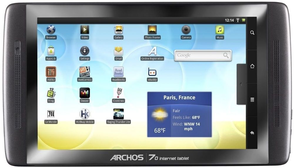 ARCHOS 70 - 250GB internet tablet