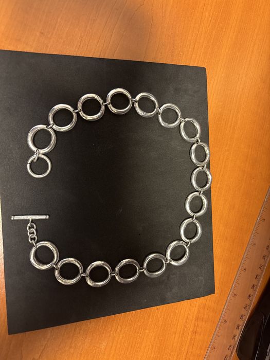 Bratara si lant set argint