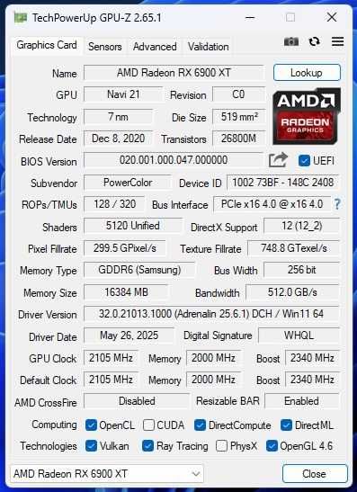 Rezervat! Placa video PowerColor RX6900XT Red Devil 16GB GDDR6 256-bit