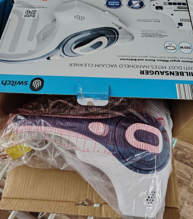 Нова!!! Прахосмукачка против акари, бактерии с UV лампа