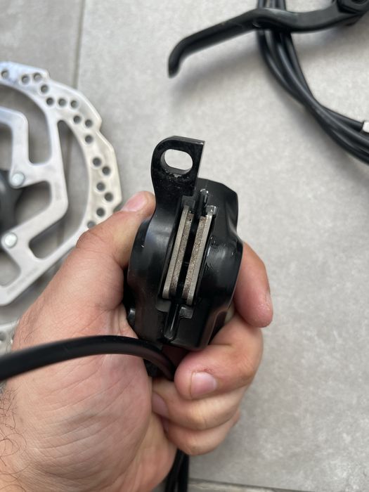 Set Frane Shimano Mt200 FLATMOUNT + Discuri 160