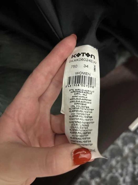 Palton îmblănit Koton