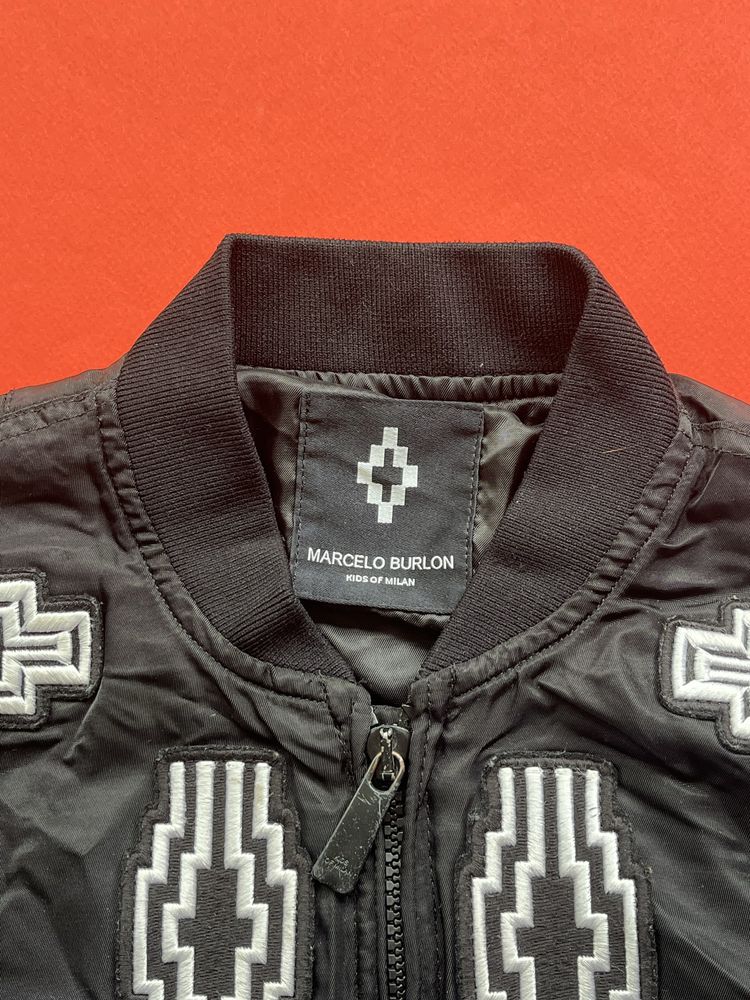 Marcelo Burlon : Boys Embroidered Jacket - Детско яке 12г/ Оригинал
