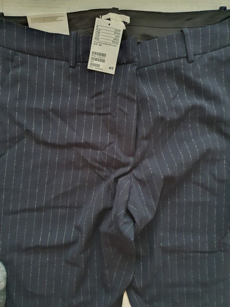 Vand pantaloni eleganti dama, noi H&M, marimea 46