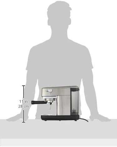 Ariete Metal Barista еспресо Кафемашина, разпенител за мляко, ESE дози