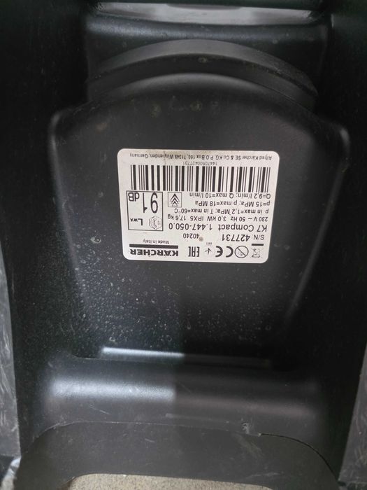 Aparat de spalat cu presiune Karcher K7 Compact, 3000W 180 bar