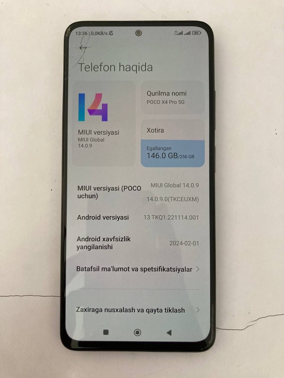 Poco X4 pro 256/8+3
