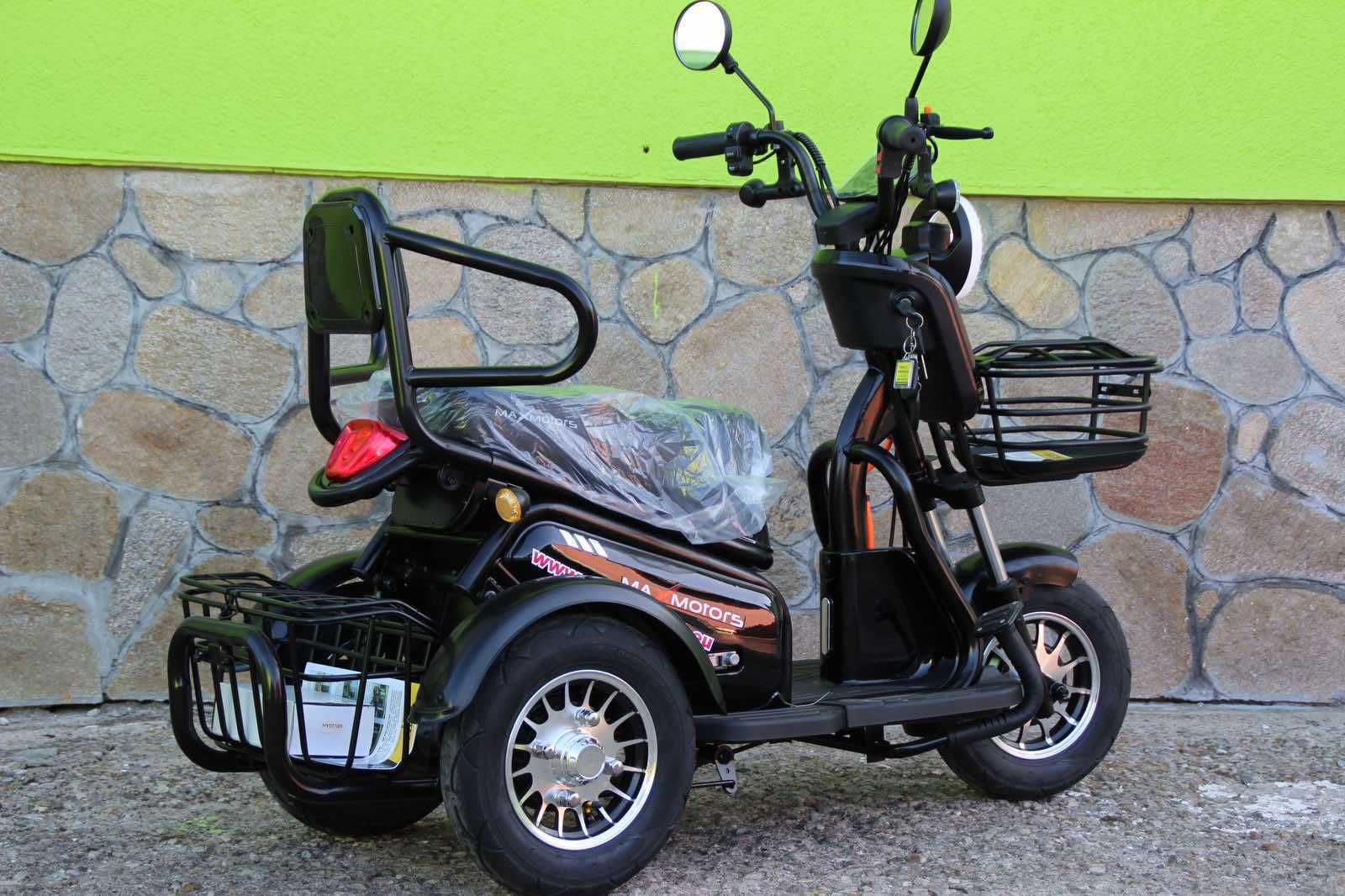 Двуместна Електрическа Триколка MaxMotors Pudding 1500W
