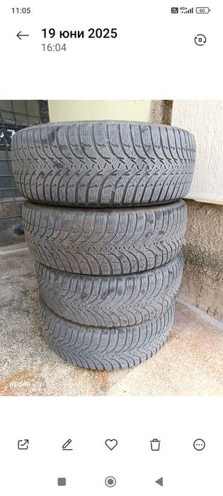 4 бр. ЗИМНИ ГУМИ 225/60 R17