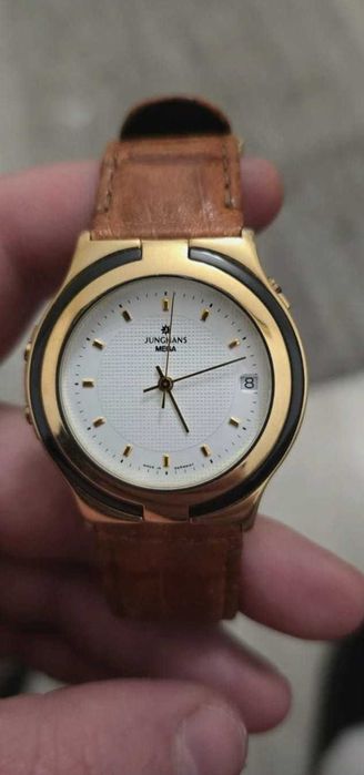 Ceas Junghans MEGA placat cu aur