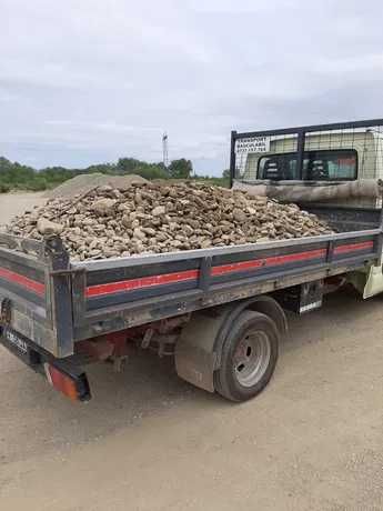 Piatra calcar, nisip, pietris bolovani beton semiumed margaritar moluz